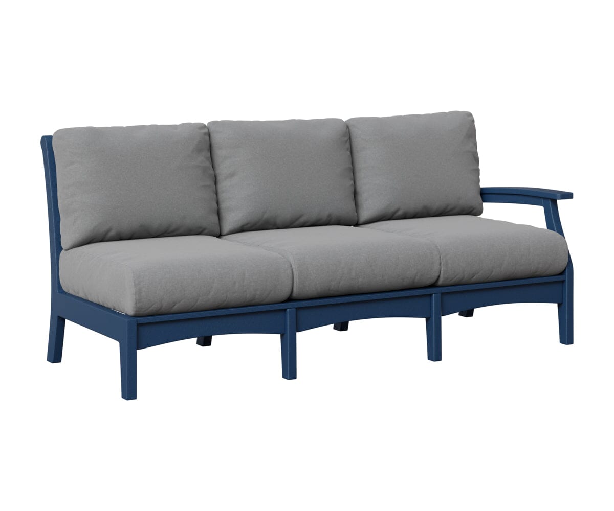 Classic Terrace Left Arm Sofa Rockwood Outdoor Furniture Navy Blue 