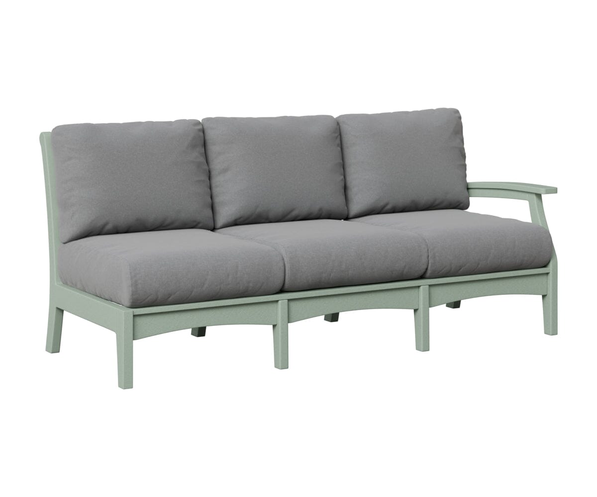 Classic Terrace Left Arm Sofa Rockwood Outdoor Furniture Seafoam 