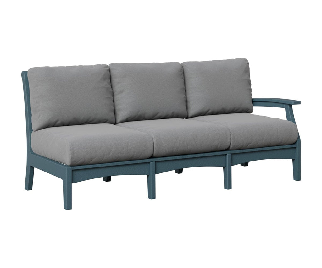 Classic Terrace Left Arm Sofa Rockwood Outdoor Furniture Slate 