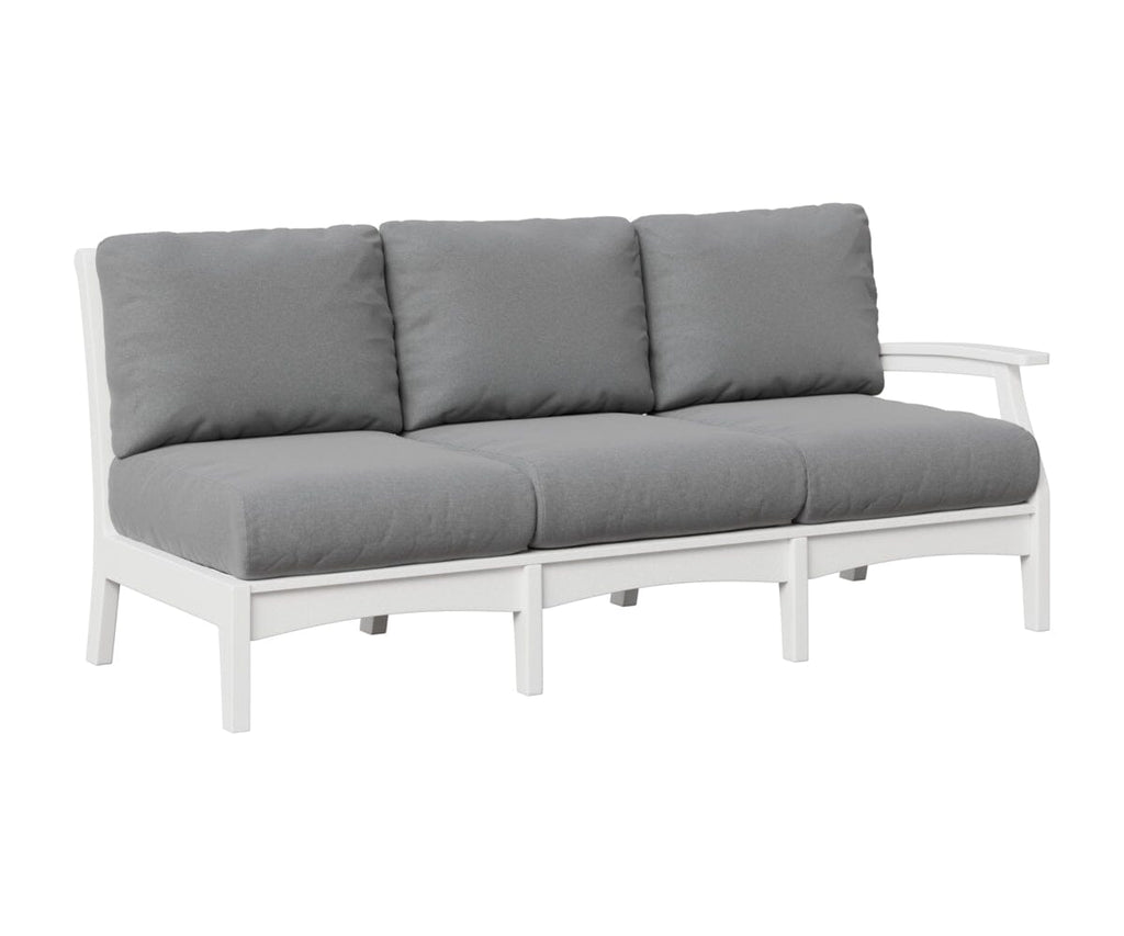 Classic Terrace Left Arm Sofa Rockwood Outdoor Furniture White 