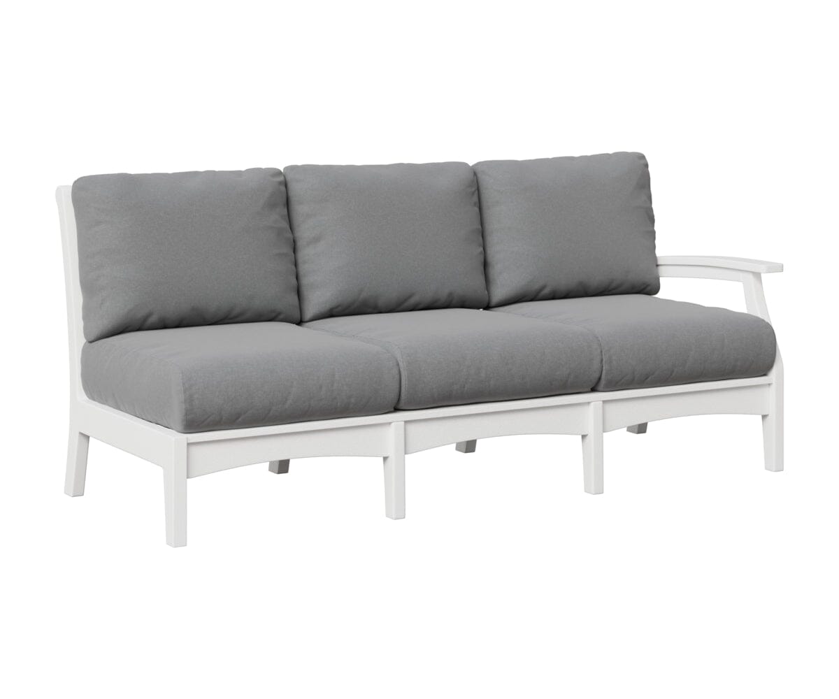 Classic Terrace Left Arm Sofa Rockwood Outdoor Furniture White 