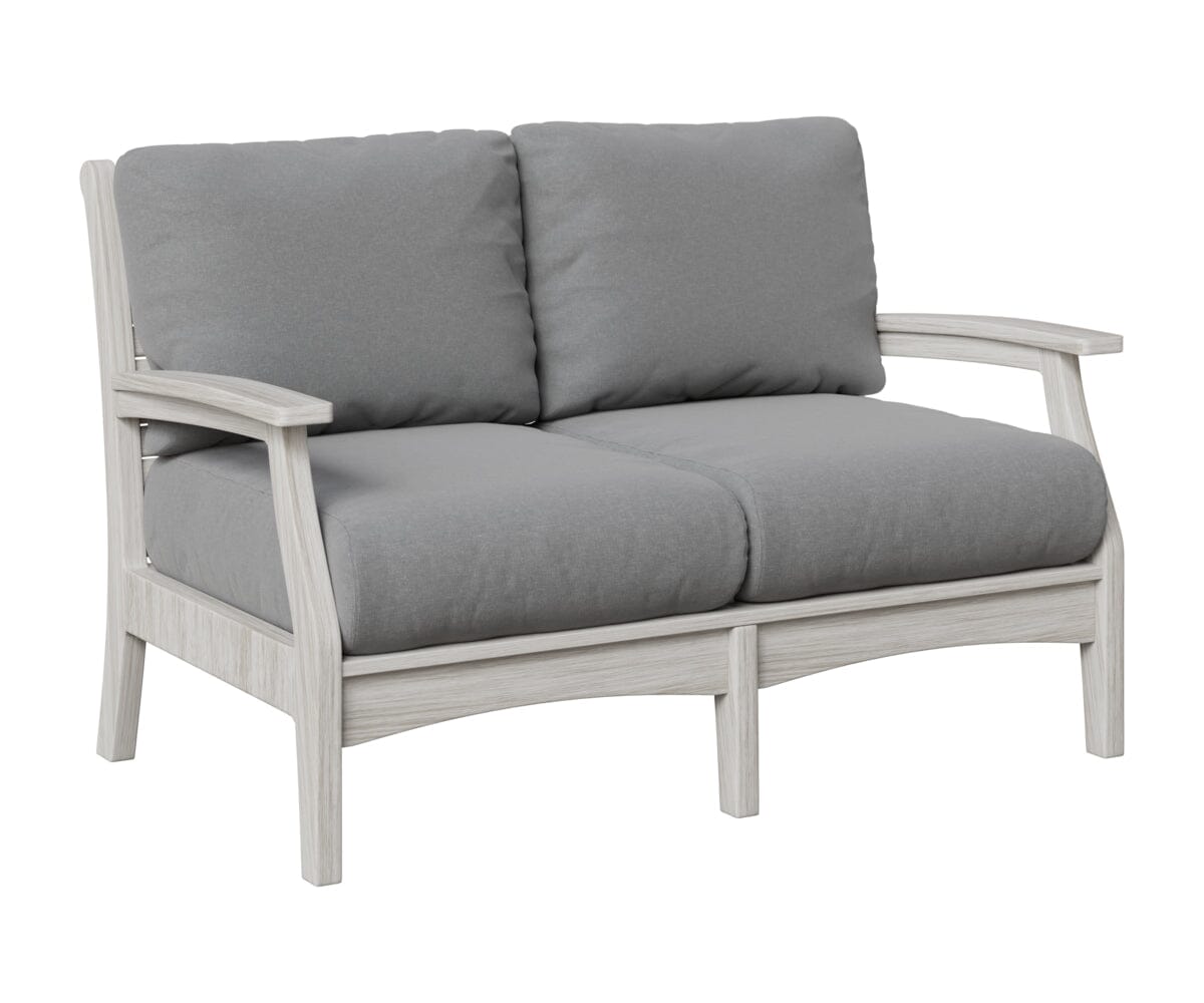 Classic Terrace Love Seat Berlin Gardens Natural Finish: Seashell 