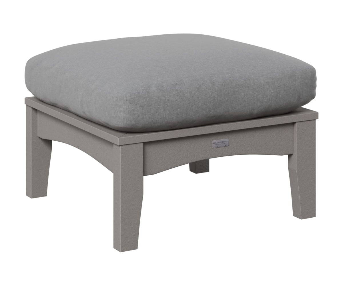 Classic Terrace Ottoman Rockwood Outdoor Furniture Light Gray 