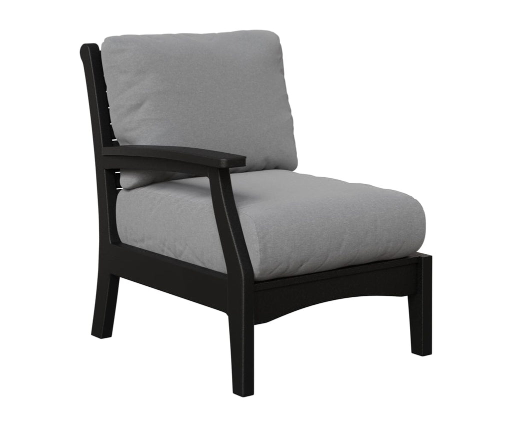 Classic Terrace Right Arm Club Chair Berlin Gardens Black 