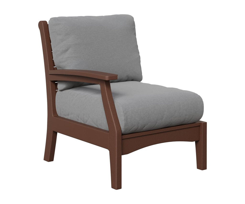 Classic Terrace Right Arm Club Chair Berlin Gardens Chocolate Brown 