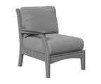 Classic Terrace Right Arm Club Chair Berlin Gardens Natural Finish: Driftwood Gray 