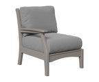Classic Terrace Right Arm Club Chair Berlin Gardens Light Gray 