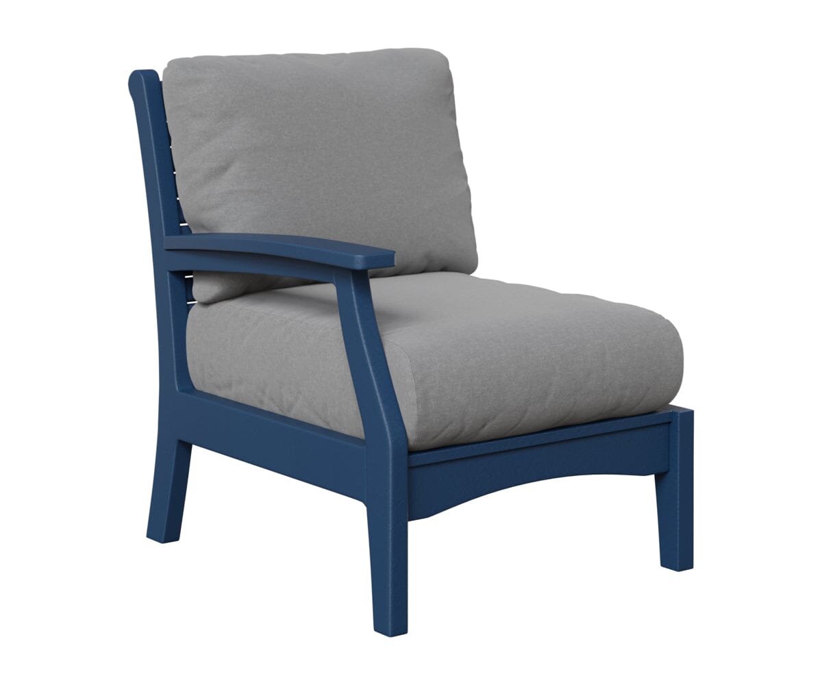 Classic Terrace Right Arm Club Chair Berlin Gardens Navy Blue 