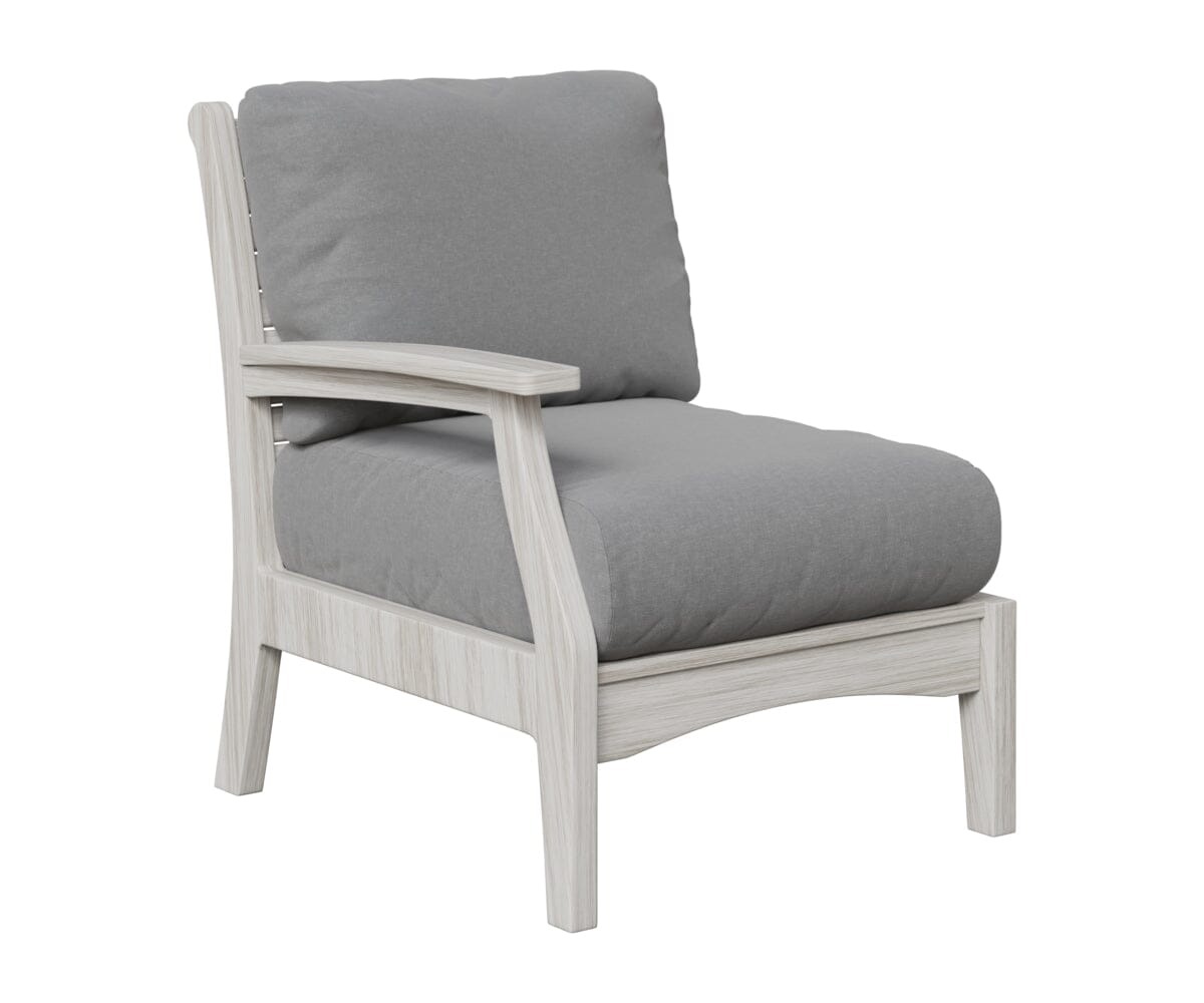 Classic Terrace Right Arm Club Chair Berlin Gardens Natural Finish: Seashell 
