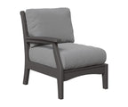 Classic Terrace Right Arm Club Chair Berlin Gardens Smoke Gray 