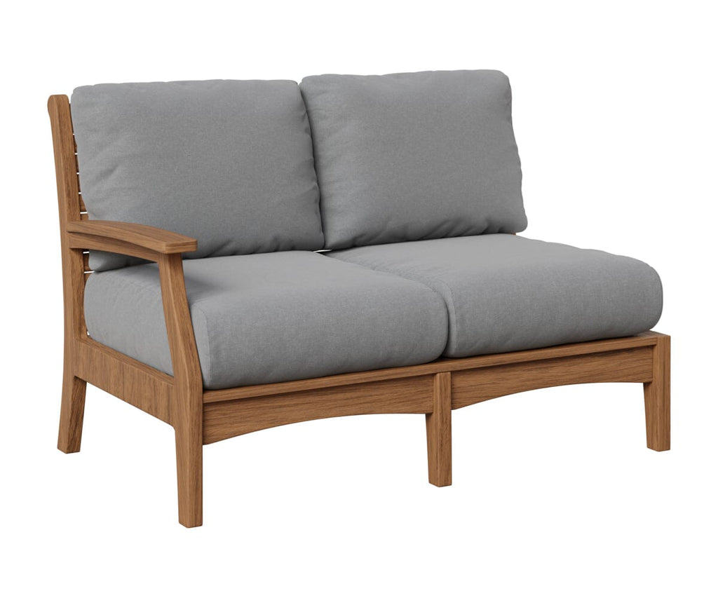 Classic Terrace Right Arm Loveseat Loveseats Rockwood Outdoor Furniture Natural Finish: Antique Mahogany 
