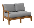 Classic Terrace Right Arm Loveseat Loveseats Rockwood Outdoor Furniture Cedar 