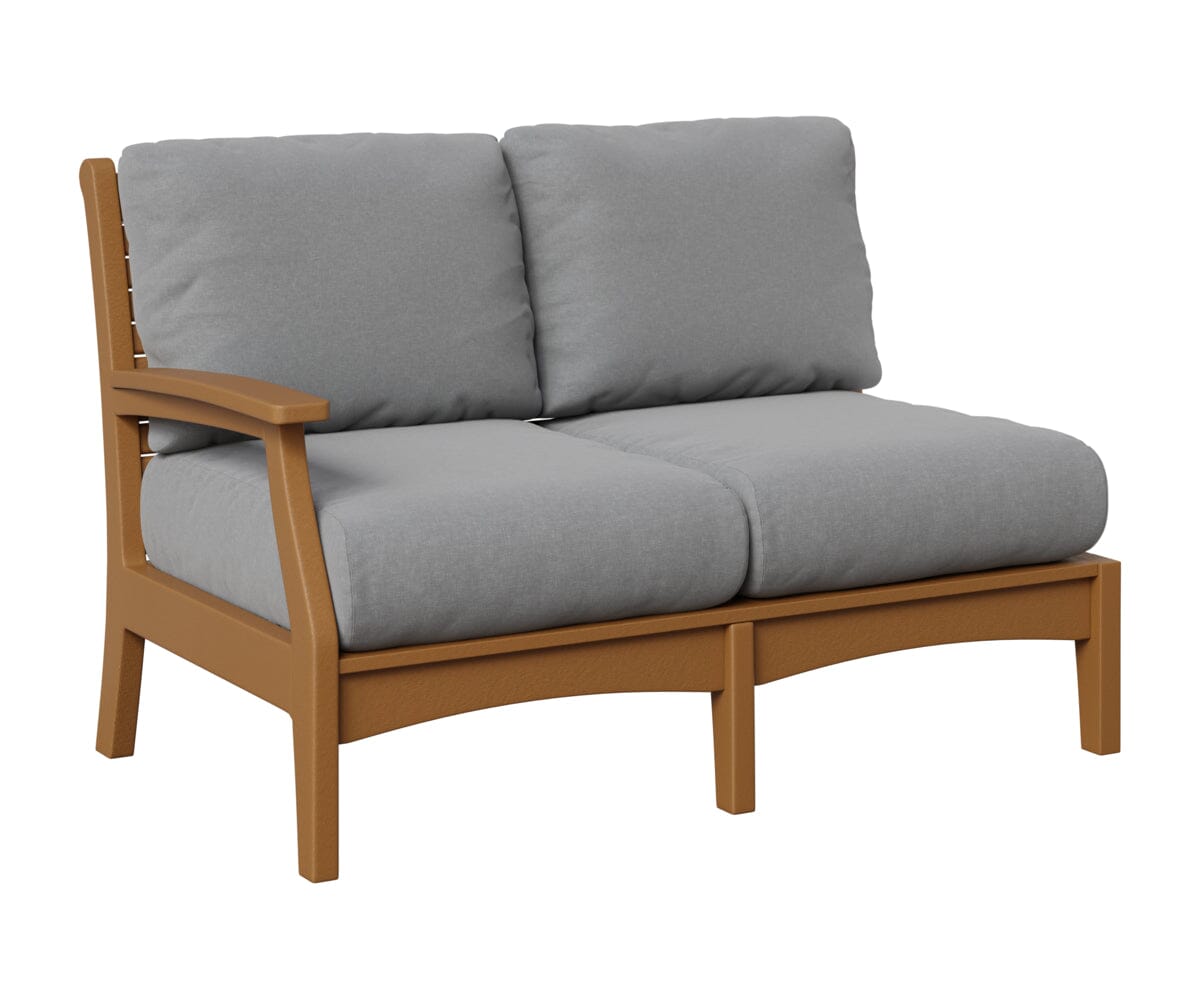 Classic Terrace Right Arm Loveseat Loveseats Rockwood Outdoor Furniture Cedar 