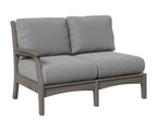 Classic Terrace Right Arm Loveseat Loveseats Rockwood Outdoor Furniture Natural Finish: Coastal Gray 