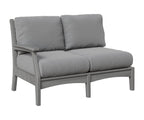 Classic Terrace Right Arm Loveseat Loveseats Rockwood Outdoor Furniture Natural Finish: Driftwood Gray 