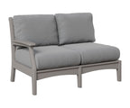 Classic Terrace Right Arm Loveseat Loveseats Rockwood Outdoor Furniture Light Gray 