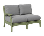 Classic Terrace Right Arm Loveseat Loveseats Rockwood Outdoor Furniture Sage 