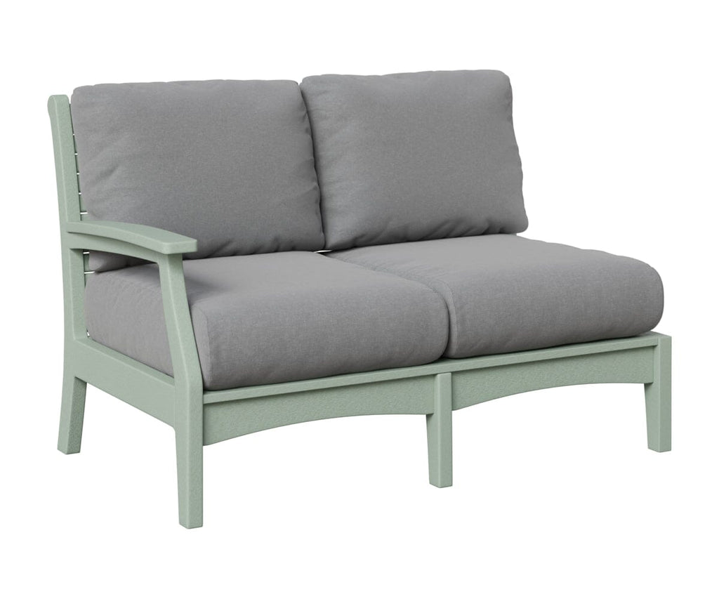 Classic Terrace Right Arm Loveseat Loveseats Rockwood Outdoor Furniture Seafoam 