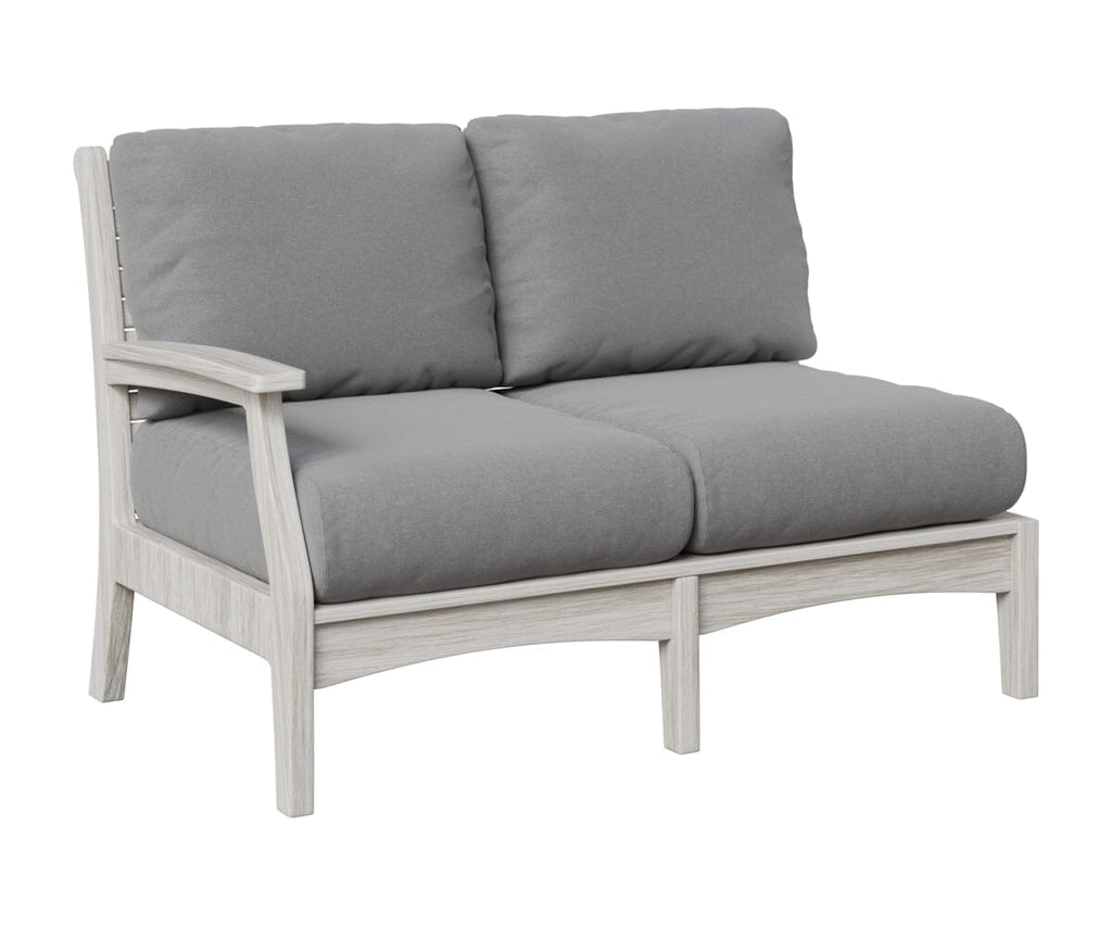 Classic Terrace Right Arm Loveseat Loveseats Rockwood Outdoor Furniture Natural Finish: Seashell 