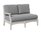 Classic Terrace Right Arm Loveseat Loveseats Rockwood Outdoor Furniture Natural Finish: Seashell 