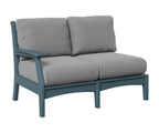 Classic Terrace Right Arm Loveseat Loveseats Rockwood Outdoor Furniture Slate 