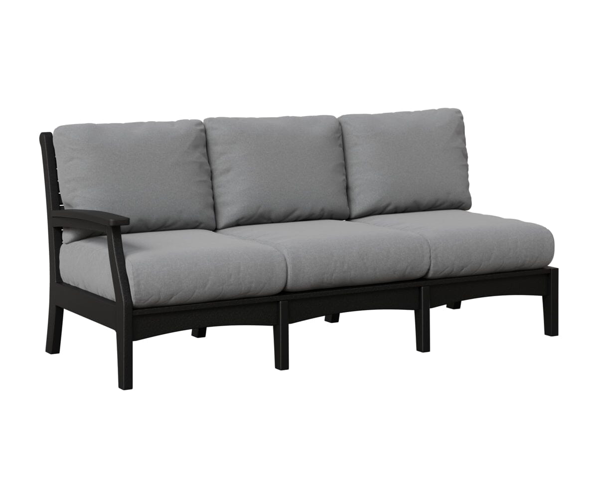 Classic Terrace Right Arm Sofa Rockwood Outdoor Furniture Black 