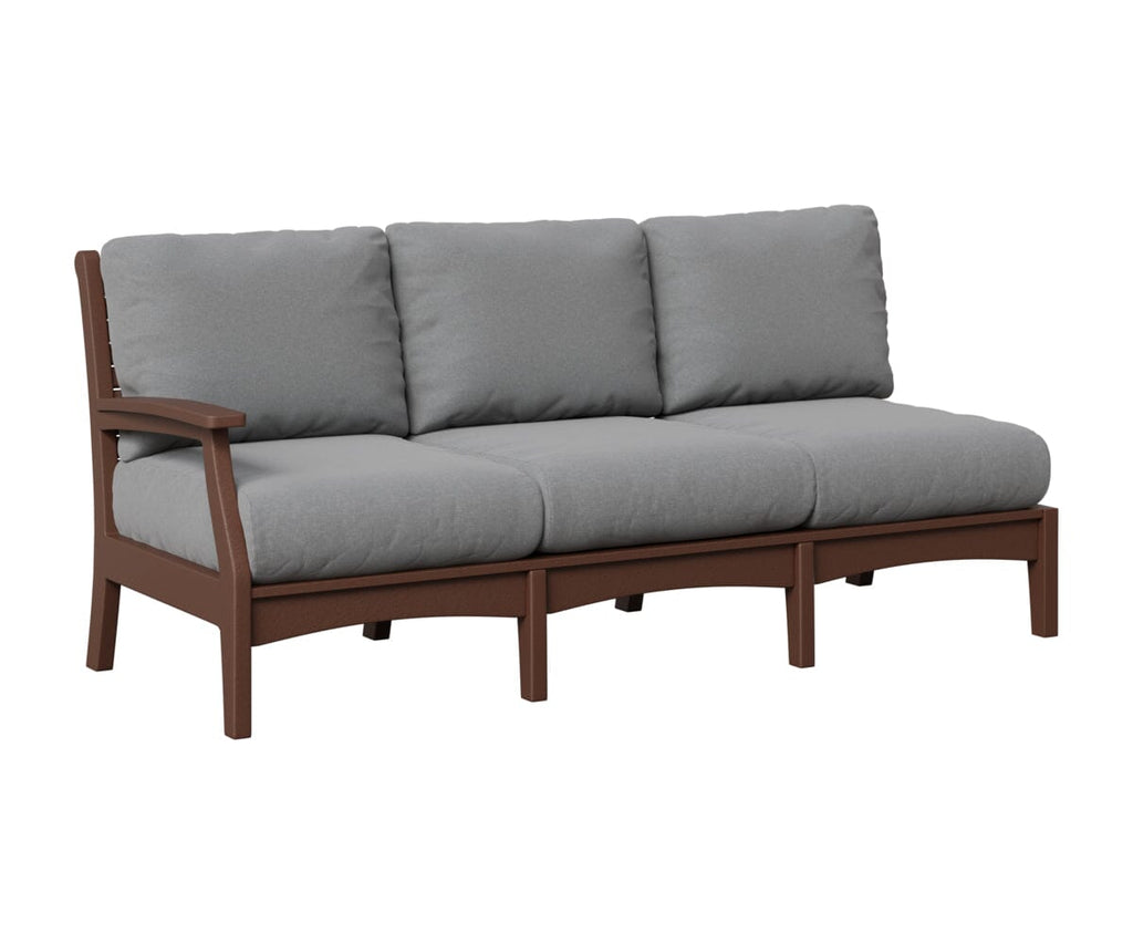 Classic Terrace Right Arm Sofa Rockwood Outdoor Furniture Chocolate Brown 