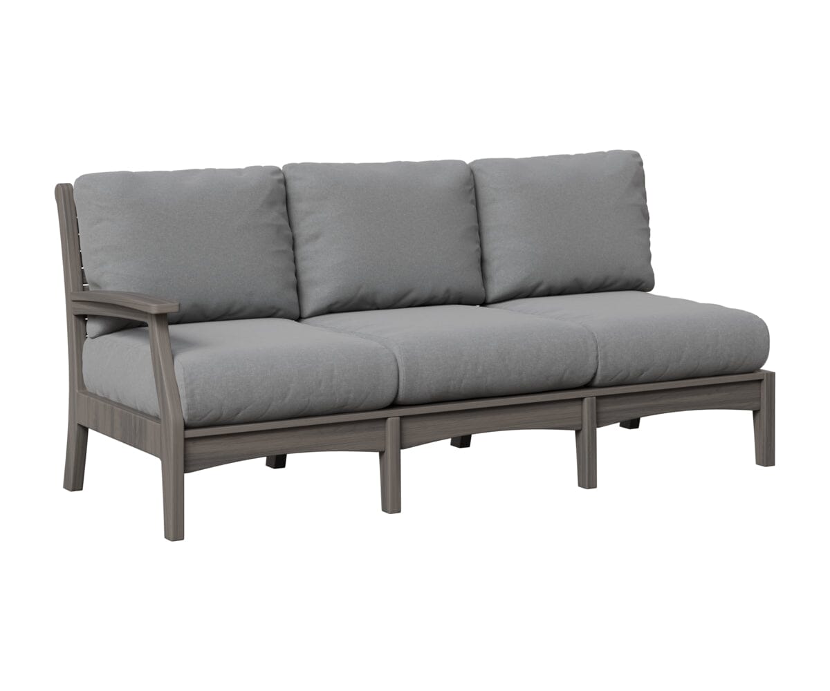 Classic Terrace Right Arm Sofa Rockwood Outdoor Furniture Natural Finish: Coastal Gray 