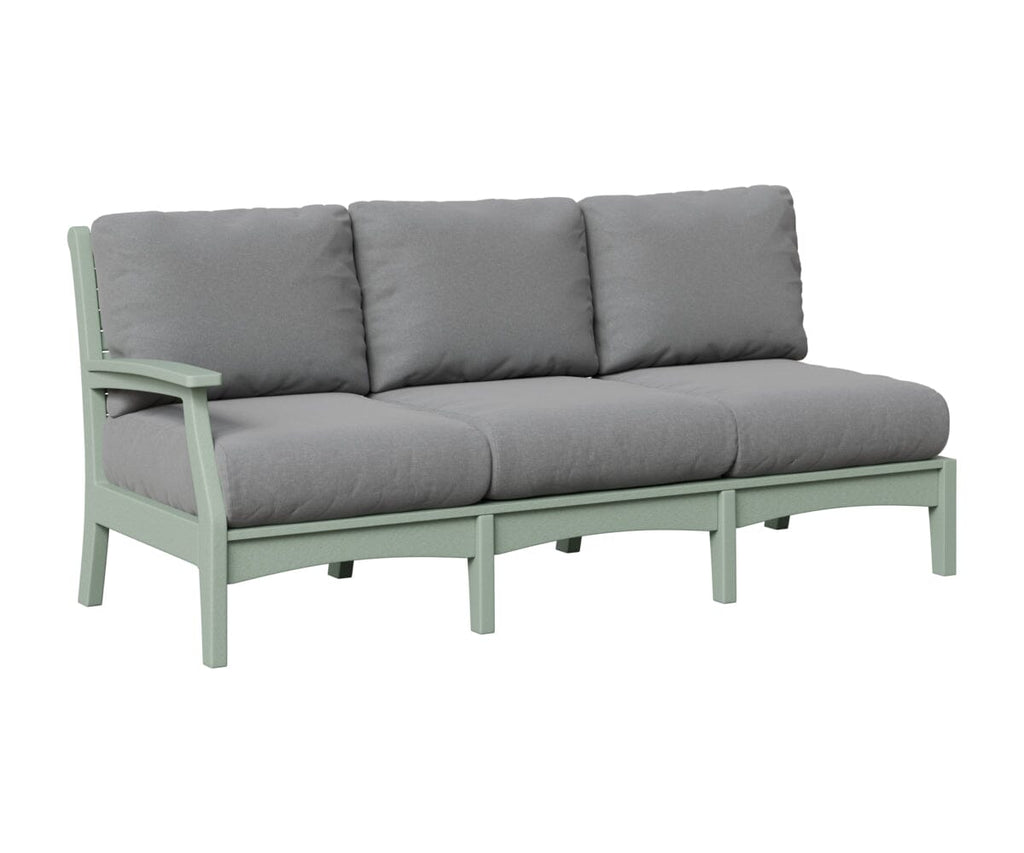 Classic Terrace Right Arm Sofa Rockwood Outdoor Furniture Seafoam 