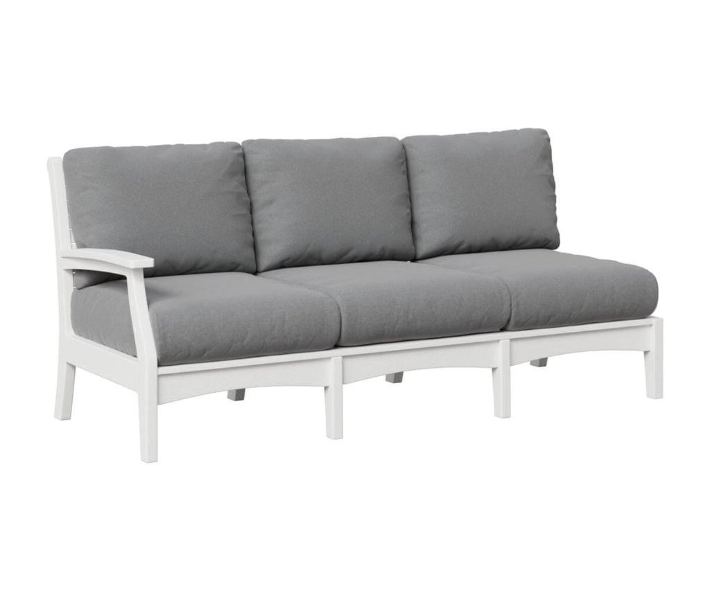 Classic Terrace Right Arm Sofa Rockwood Outdoor Furniture White 