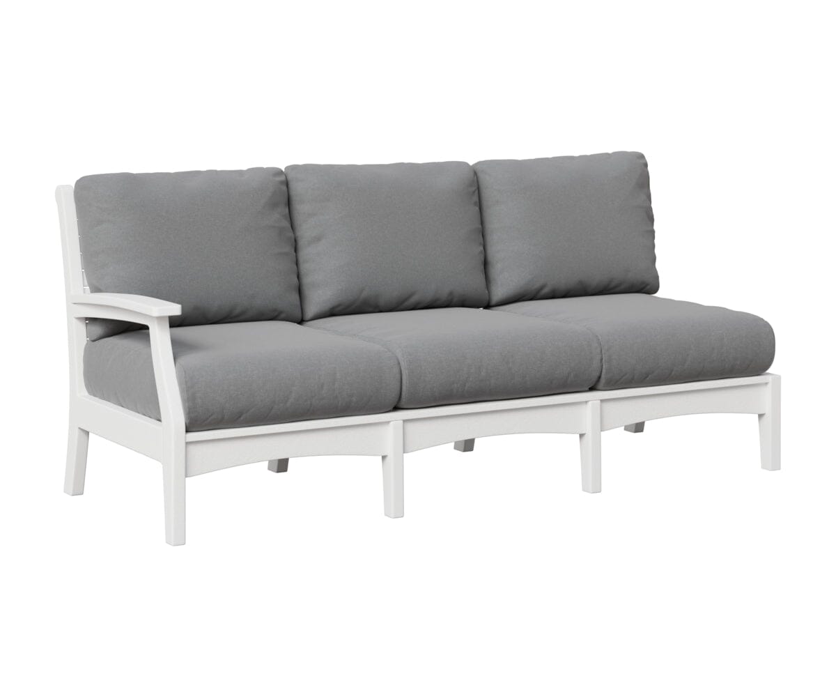 Classic Terrace Right Arm Sofa Rockwood Outdoor Furniture White 