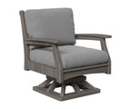 Classic Terrace Swivel Rocker Berlin Gardens Natural Finish: Coastal Gray 