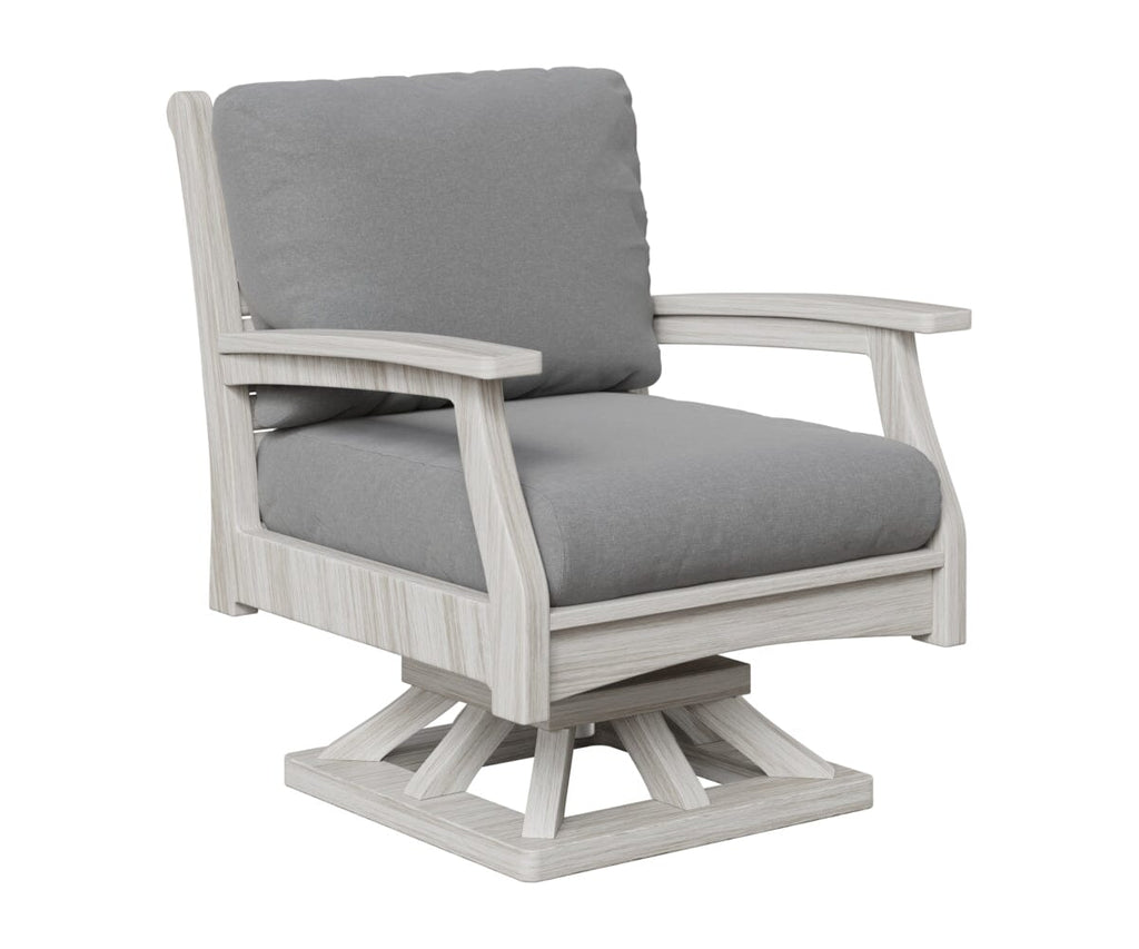 Classic Terrace Swivel Rocker Berlin Gardens Natural Finish: Seashell 