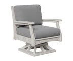 Classic Terrace Swivel Rocker Berlin Gardens Natural Finish: Seashell 