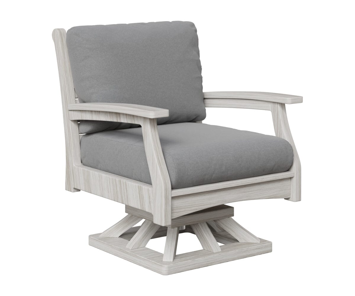 Classic Terrace Swivel Rocker Berlin Gardens Natural Finish: Seashell 