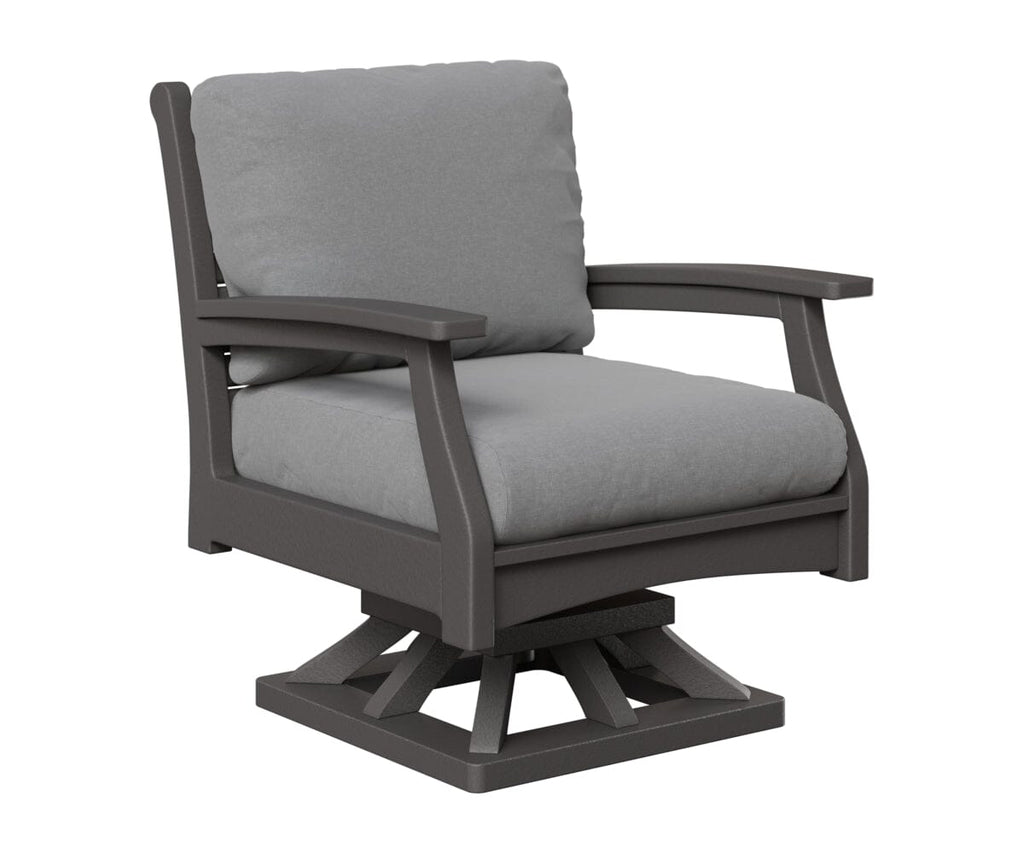 Classic Terrace Swivel Rocker Berlin Gardens Smoke Gray 