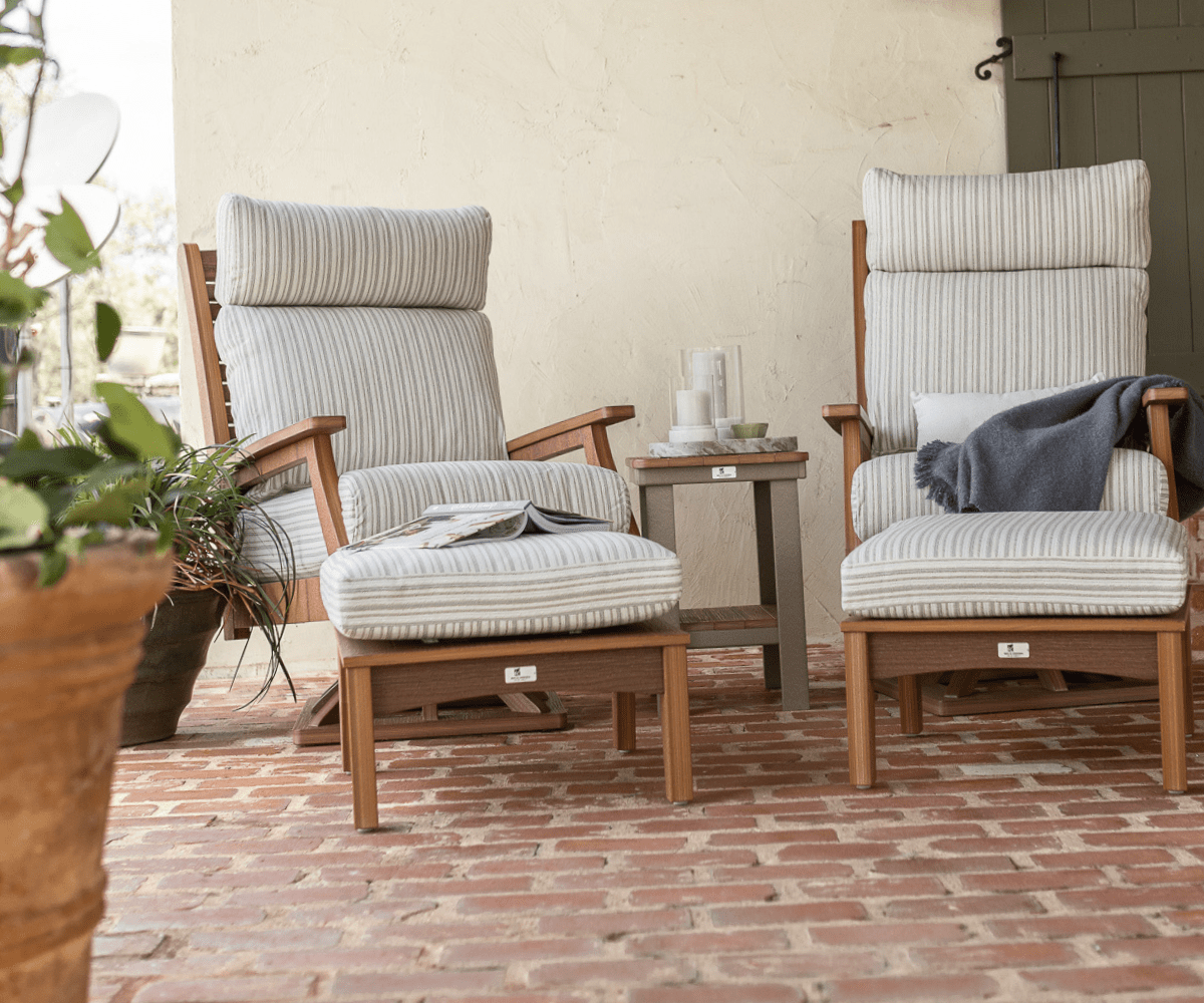 Classic Terrace High Back Swivel Rocker My Store 