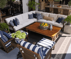 Classic Terrace Sectional Rockwood Outdoor Furniture 
