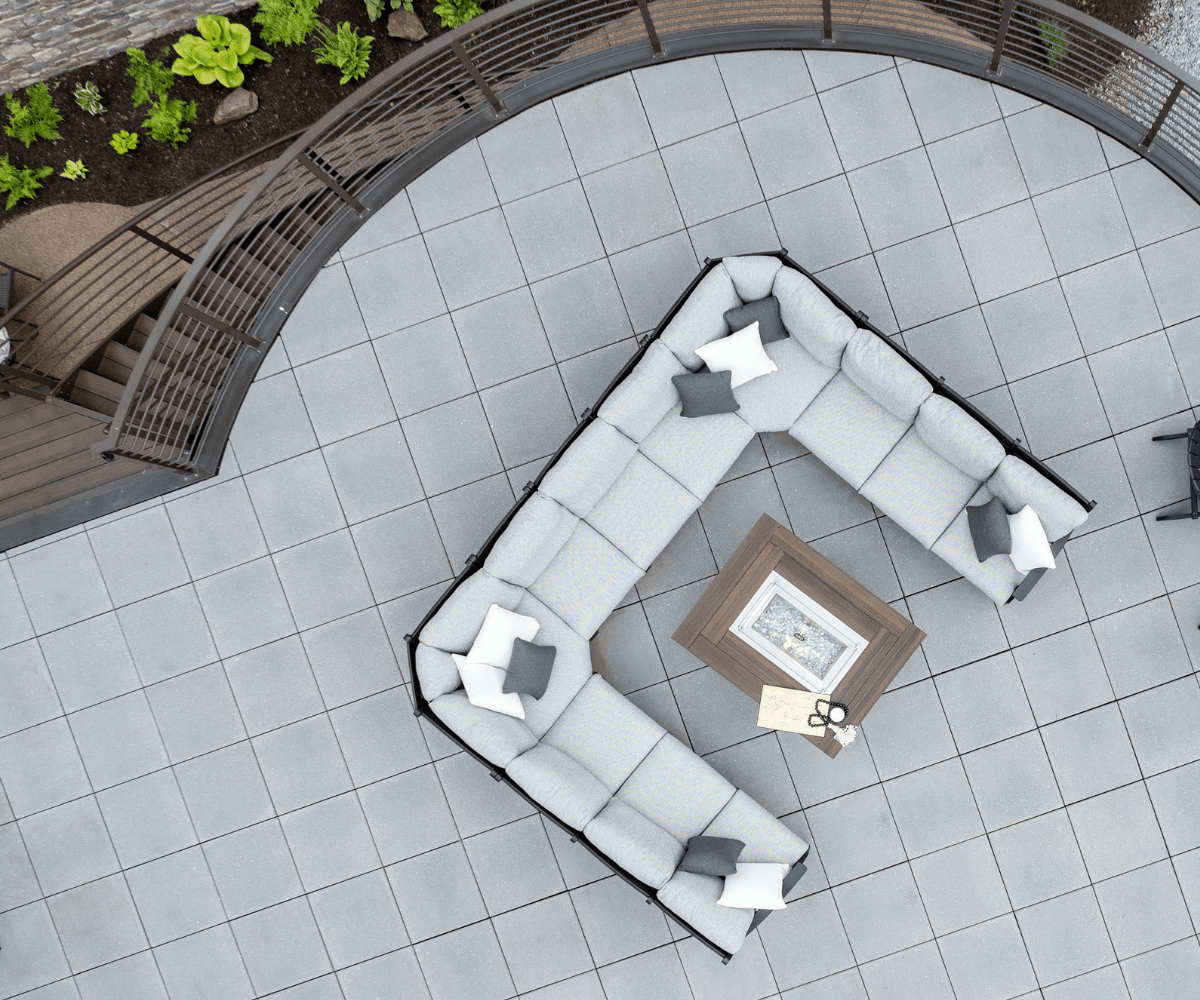 Classic Terrace Sectional Rockwood Outdoor Furniture 