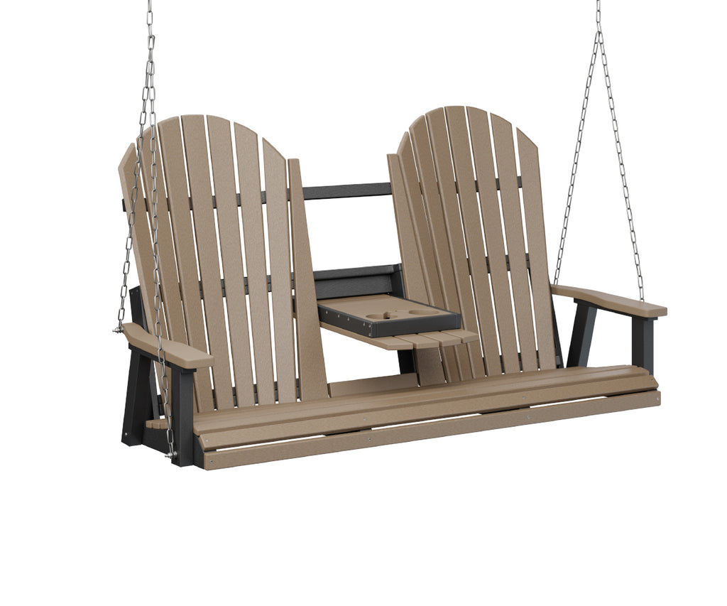 Comfo-Back Three Seat Swing w/Console (Stainless Chains)