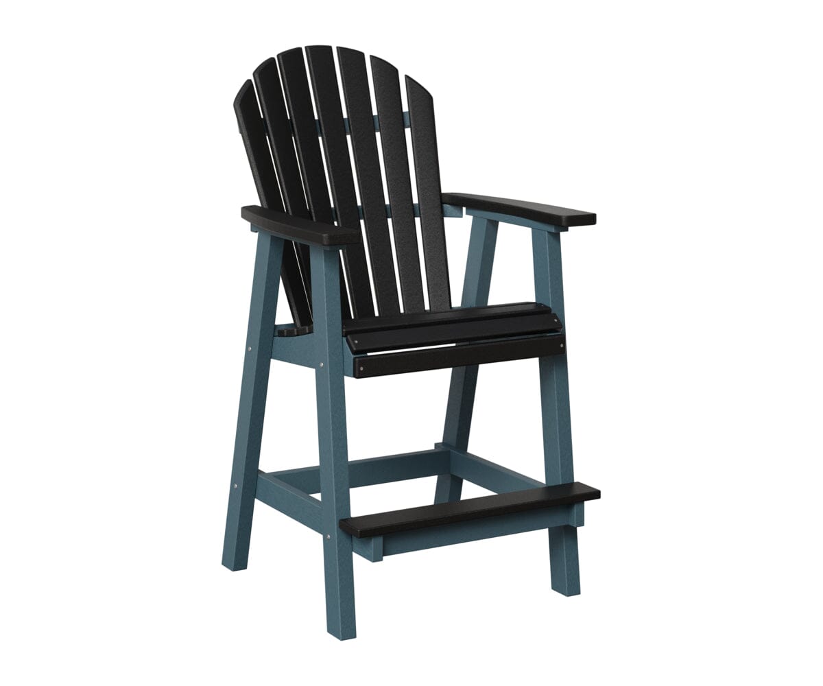 Comfo-Back Bar Chair Rockwood Outdoor Furniture Black Slate 