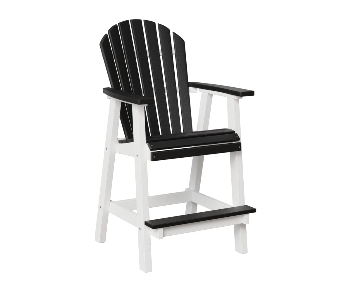 Comfo-Back Bar Chair Rockwood Outdoor Furniture Black White 
