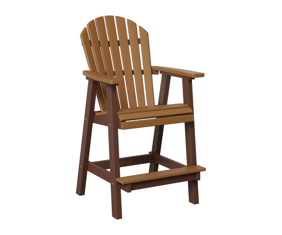 Comfo-Back Bar Chair Rockwood Outdoor Furniture Cedar Chocolate Brown 