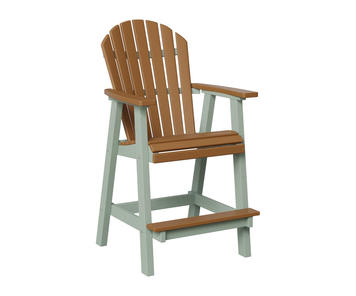 Comfo-Back Bar Chair Rockwood Outdoor Furniture Cedar Seafoam 