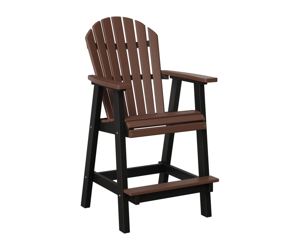 Comfo-Back Bar Chair Rockwood Outdoor Furniture Chocolate Brown Black 