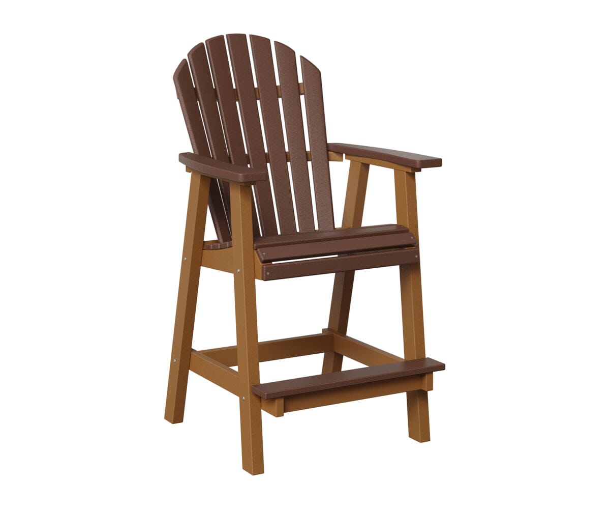 Comfo-Back Bar Chair Rockwood Outdoor Furniture Chocolate Brown Cedar 