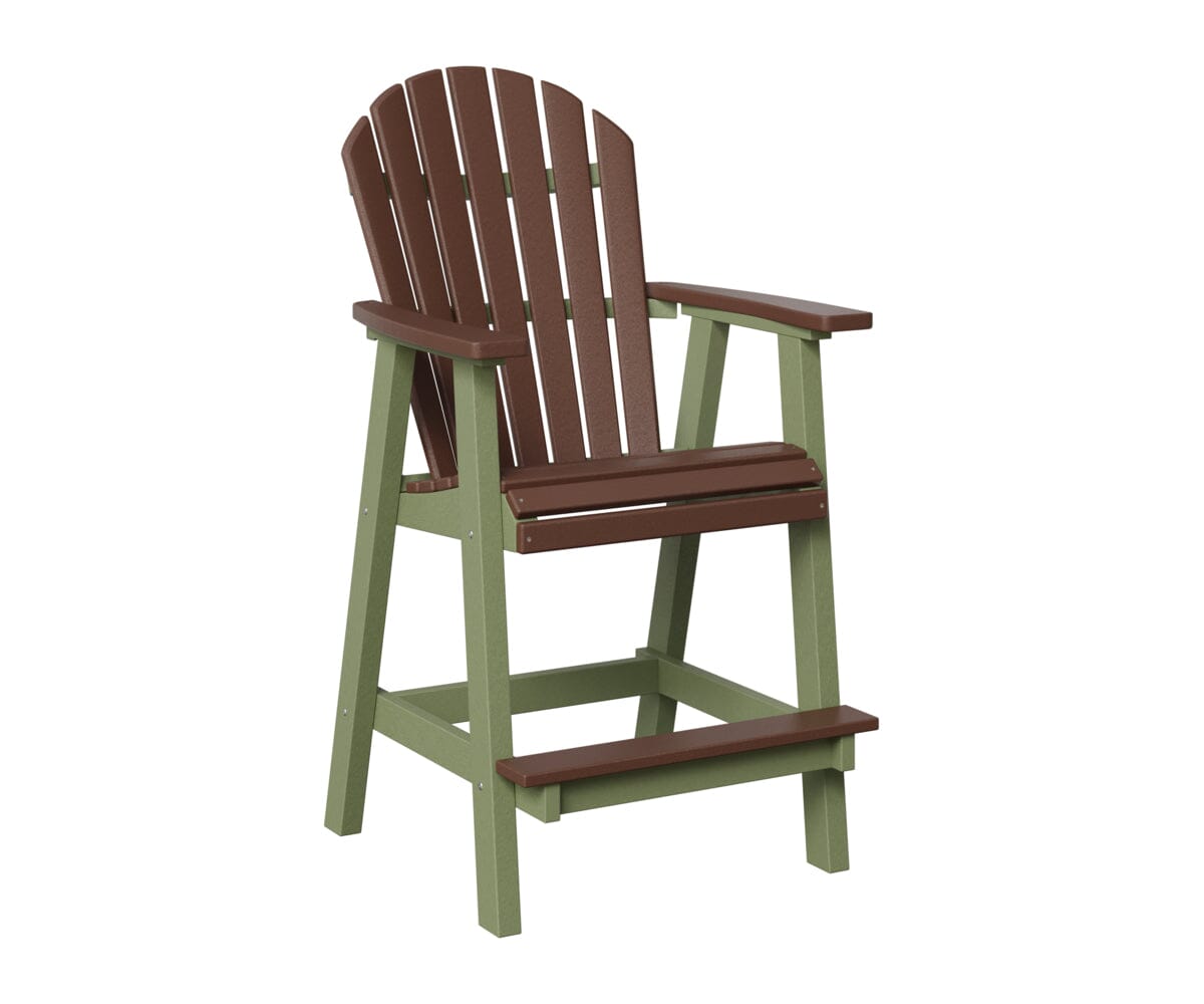 Comfo-Back Bar Chair Rockwood Outdoor Furniture Chocolate Brown Sage 