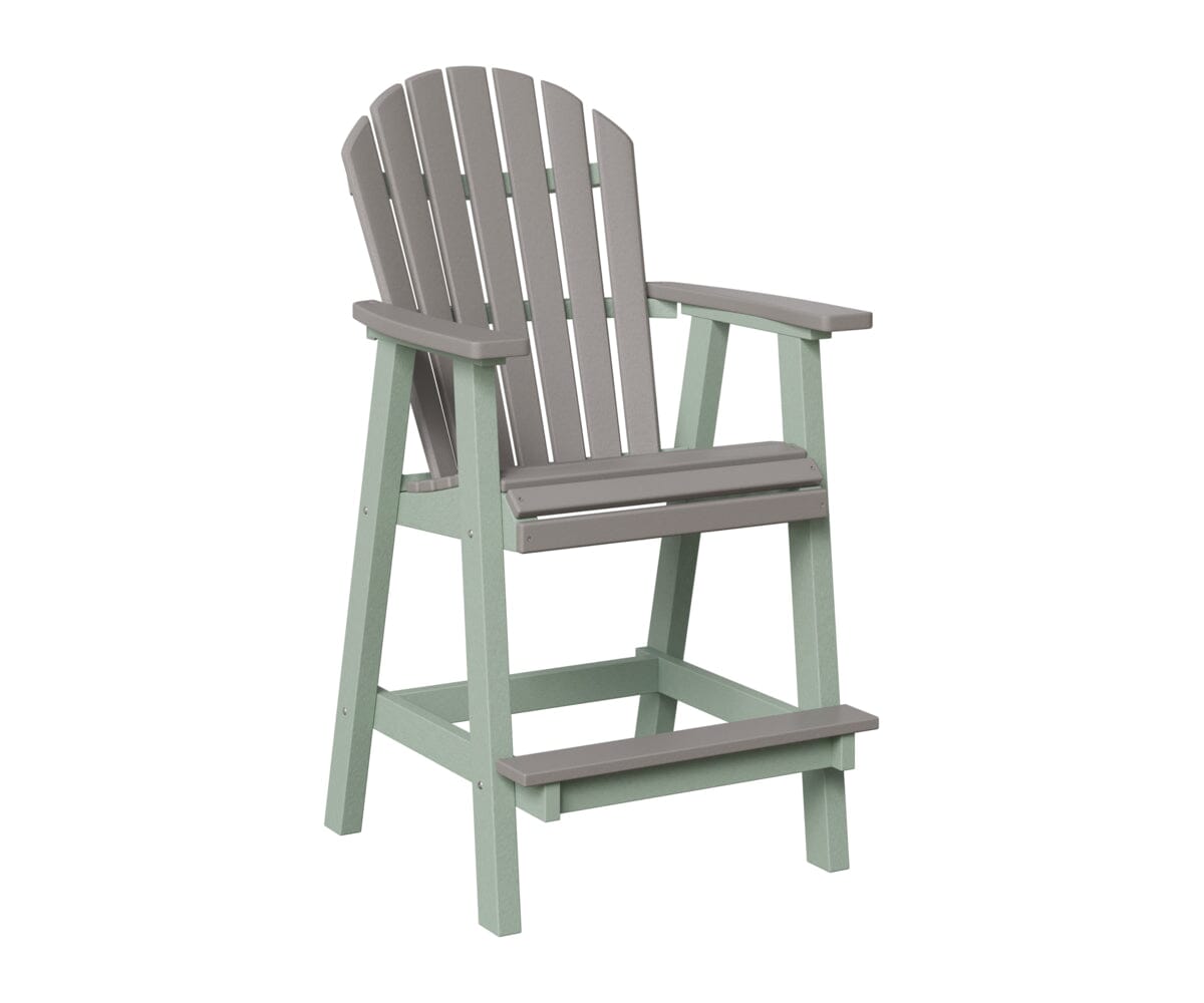 Comfo-Back Bar Chair Rockwood Outdoor Furniture Light Gray Seafoam 