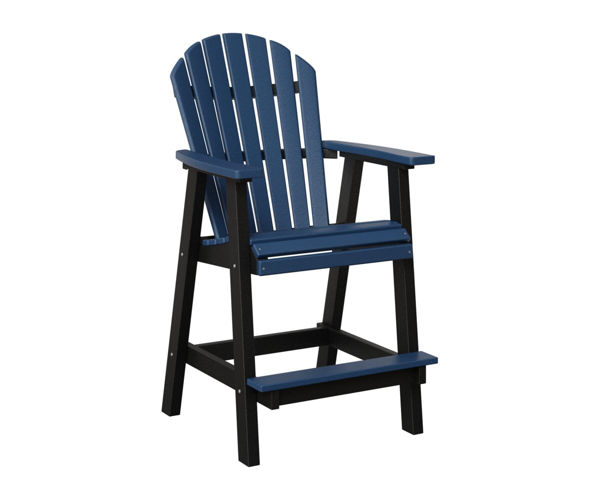 Comfo-Back Bar Chair Rockwood Outdoor Furniture Navy Blue Black 