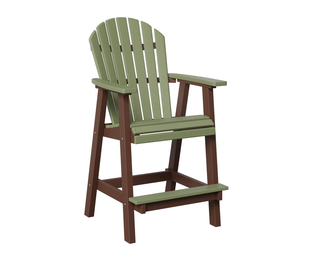 Comfo-Back Bar Chair Rockwood Outdoor Furniture Sage Chocolate Brown 